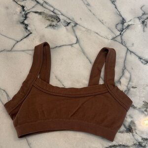 Urban Outfitters Brown Ribbed Women's Bralette